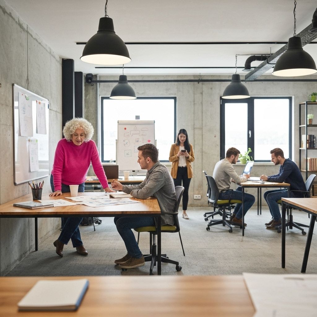 Coworking space with creators and startup teams